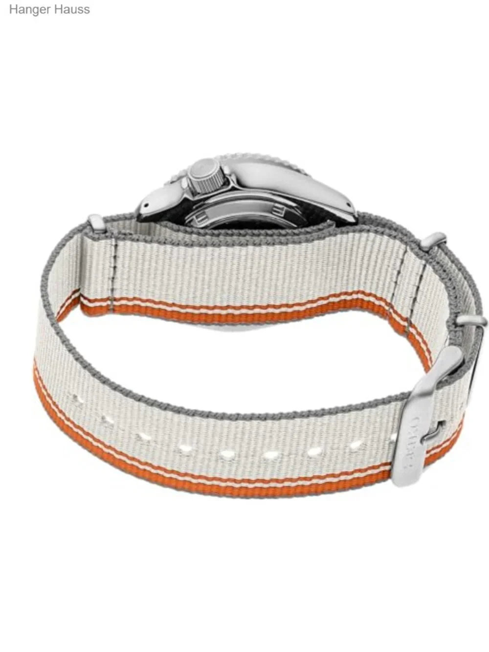 Men's Automatic Watch with Stainless Steel Case and Nylon Strap